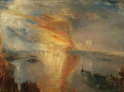 Joseph Mallord William Turner - The Burning of the Houses of Lords and Commons, 16 October, 1834, 1835