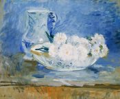 Berthe Morisot - White Flowers in a Bowl, 1885