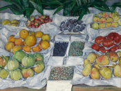 Gustave Caillebotte - Fruit Displayed on a Stand, about 1881-82