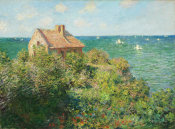 Claude Monet - Fisherman's Cottage on the Cliffs at Varengeville, 1882