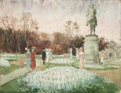 Unidentified American artist - Boston Public Garden, 1910-15