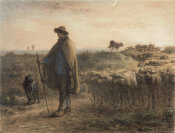 Jean-François Millet - Return of the Flock, about 1863-64