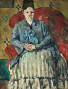 Paul Cézanne - Madame Cézanne in a Red Armchair, about 1877