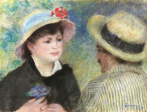 Pierre-Auguste Renoir - Boating Couple (said to be Aline Charigot and Renoir), about 1881