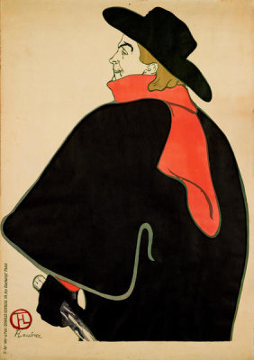 Henri de Toulouse-Lautrec - Aristide Bruant in his Cabaret, 1893