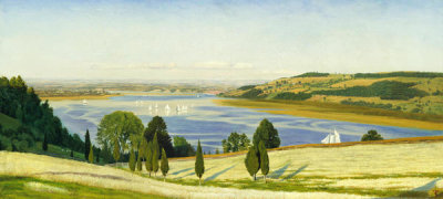 Thomas Charles Farrer - A Buckwheat Field on Thomas Cole's Farm, 1863