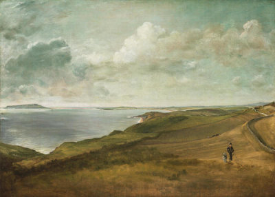 John Constable - Weymouth Bay from the Downs above Osmington Mills, about 1816